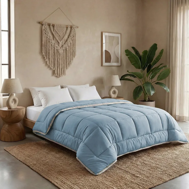 Lazy Dekbed Zonder Overtrek - 3D Air - Blauw
