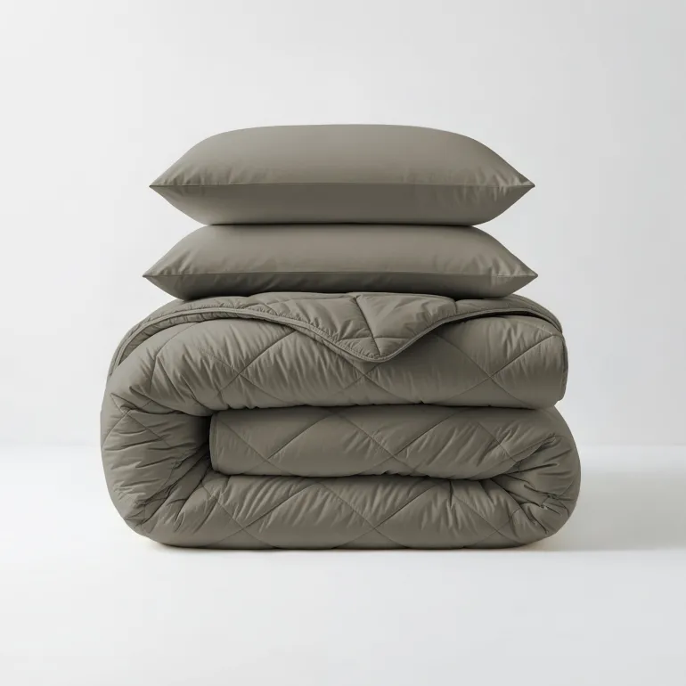 Lazy Dekbed Zonder Overtrek - Kaki
