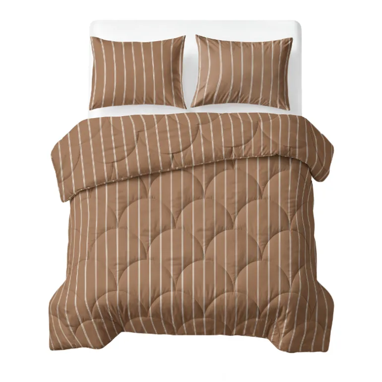 Lazy Dekbed Zonder Overtrek Poplin - Taupe