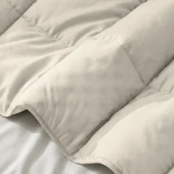Lazy Dekbed Zonder Overtrek - Percale Katoen - Beige