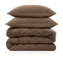 Lazy Dekbed Zonder Overtrek - Teddy - Taupe/Bruin
