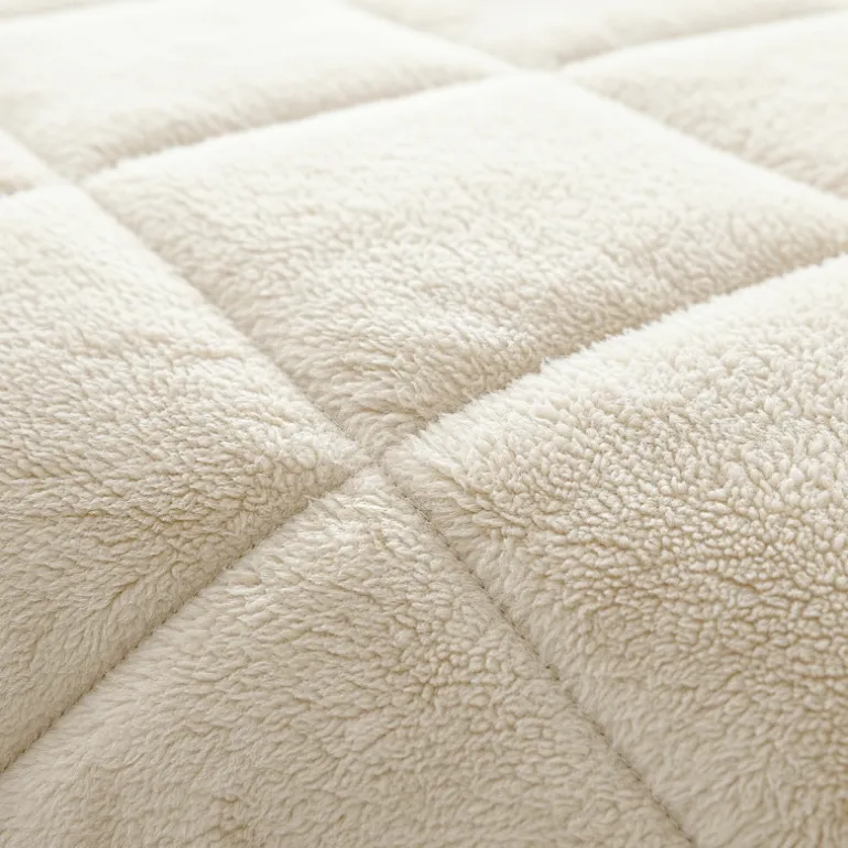 Lazy Dekbed Zonder Overtrek - Teddy Fur - Beige