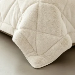 Lazy Dekbed Zonder Overtrek - Teddy Fur - Beige