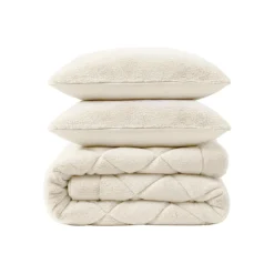 Lazy Dekbed Zonder Overtrek - Teddy Fur - Beige