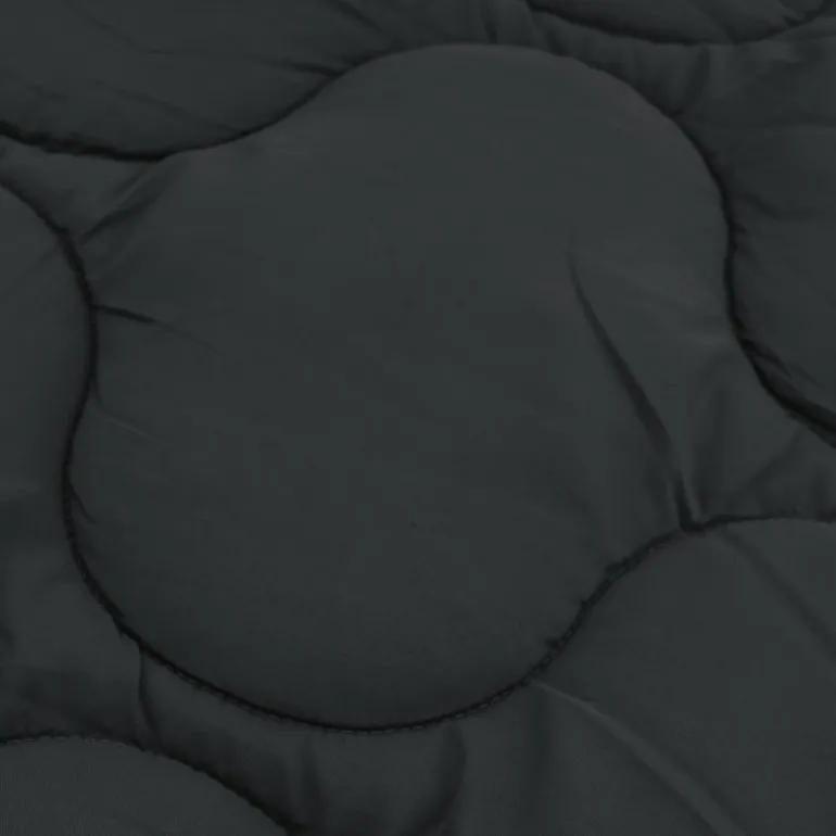 Lazy Dekbed Zonder Overtrek - Teddy - Zwart