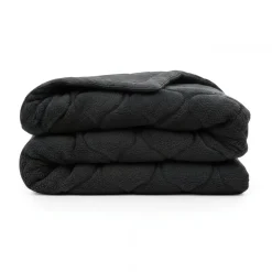 Lazy Dekbed Zonder Overtrek - Teddy - Zwart