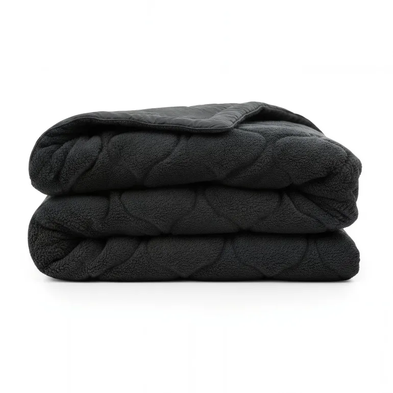 Lazy Dekbed Zonder Overtrek - Teddy - Zwart