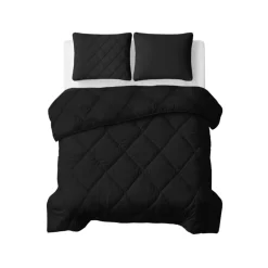 Lazy Dekbed Zonder Overtrek - Uni - Zwart