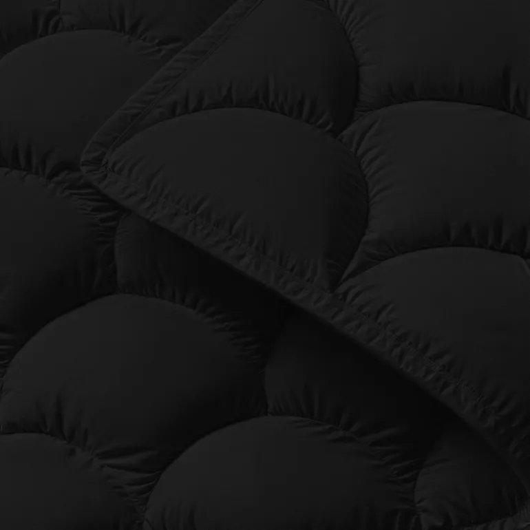 Lazy Dekbed Zonder Overtrek - Uni - Zwart