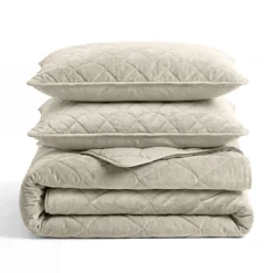 Lazy Dekbed Zonder Overtrek - Velvet - Taupe/Grijs