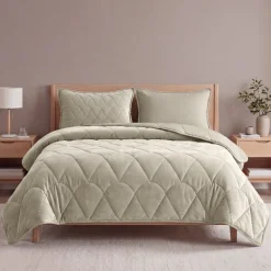 Lazy Dekbed Zonder Overtrek - Velvet - Taupe/Grijs