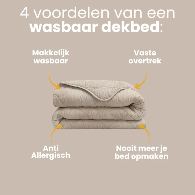 Lazy Dekbed Zonder Overtrek - Warm Triangles