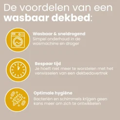 Lazy Dekbed Zonder Overtrek - Zwart
