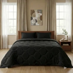 Lazy Dekbed Zonder Overtrek - Zwart