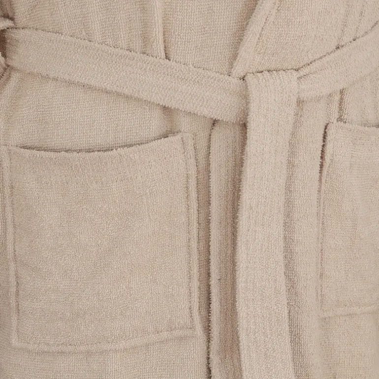 Luxe Badjas Katoen - Beige