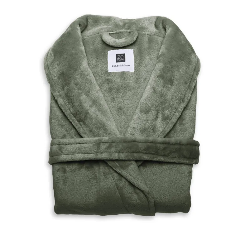 Luxe Badjas - Olive Green