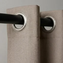 Luxe Gordijnen 100% Verduisterend - Ringen - Taupe