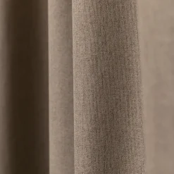 Luxe Gordijnen 100% Verduisterend - Ringen - Taupe