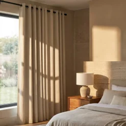 Luxe Gordijnen 100% Verduisterend - Ringen - Crème