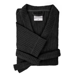 Luxe Wafel Badjas - Midnight Black