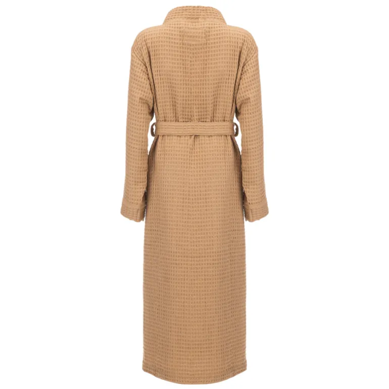 Luxe Wafel Badjas - Pale Khaki