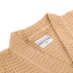 Luxe Wafel Badjas - Pale Khaki