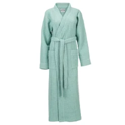 Luxe Wafel Badjas - Sea Green