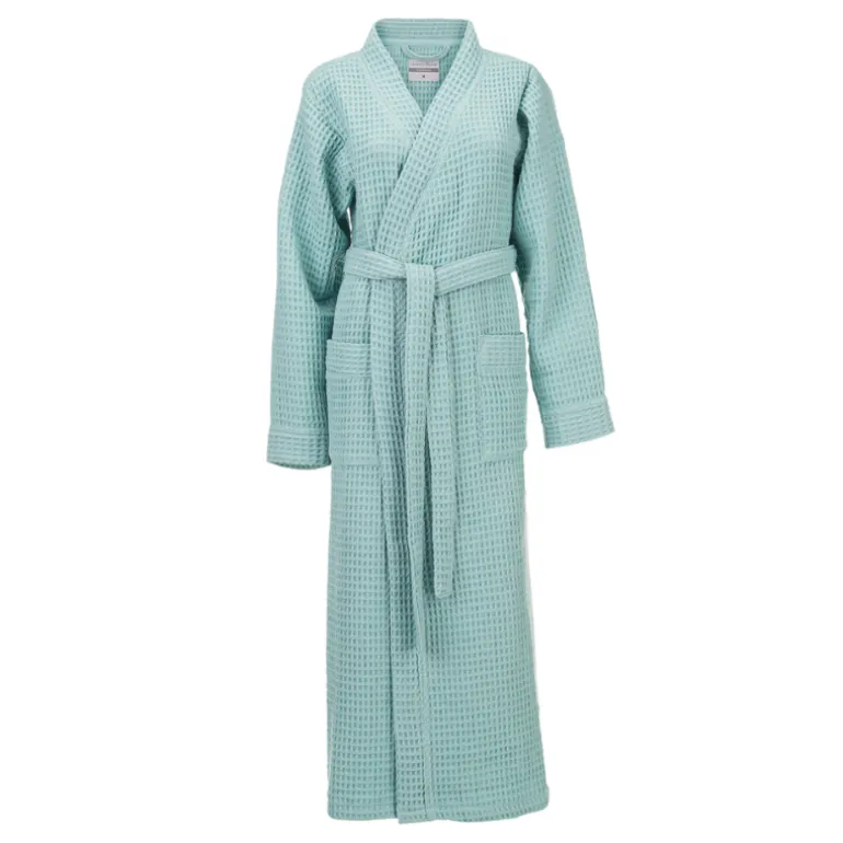 Luxe Wafel Badjas - Sky Blue
