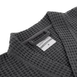Luxe Wafel Badjas - Steel Grey