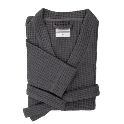 Luxe Wafel Badjas - Steel Grey