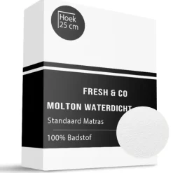 Molton Hoeslaken Badstof Waterdicht