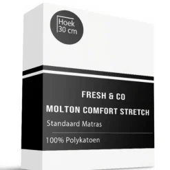 Molton Hoeslaken Comfort Stretch - Standaard Matras