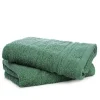 2-PACK Handdoek Katoen - Donkergroen