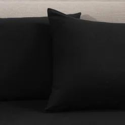 2-PACK Kussensloop Flanel - Zwart