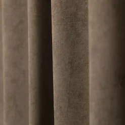 Premium Gordijnen 100% Verduisterend - Haken - Taupe