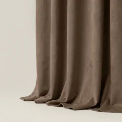 Premium Gordijnen 100% Verduisterend - Haken - Taupe