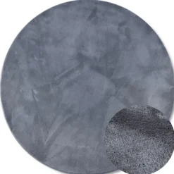 Rond Vloerkleed Leon - Antraciet