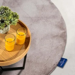 Rond Vloerkleed Leon - Lichtgrijs