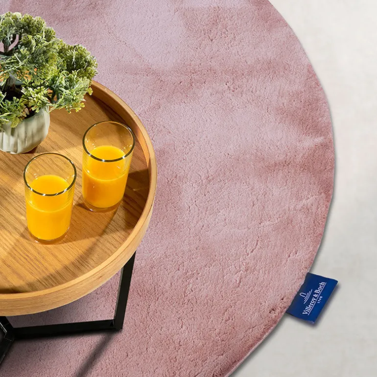 Rond Vloerkleed Leon - Oud Roze