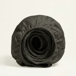 Splittopper Hoeslaken - Katoen - Truffel