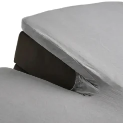 Splittopper Hoeslaken- Mako Jersey Katoen - Licht Grijs