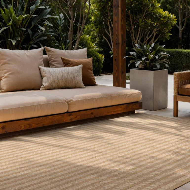 Ted Baker Buitenkleed Linley Dubbelzijdig - Jute Wit
