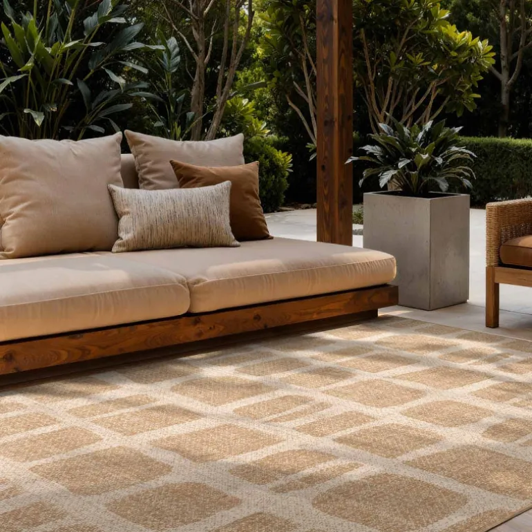 Ted Baker Buitenkleed Ruskin Dubbelzijdig - Jute Wit