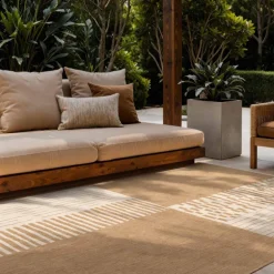 Ted Baker Vloerkleed Acacia Rechthoekig - Jute wit
