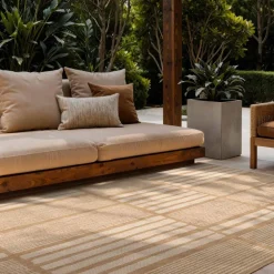Ted Baker Vloerkleed Allington Rechthoekig - Jute Wit