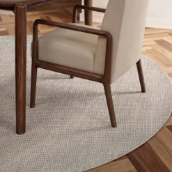 Ted Baker Vloerkleed Croom Rond - Natuurlijk Wit