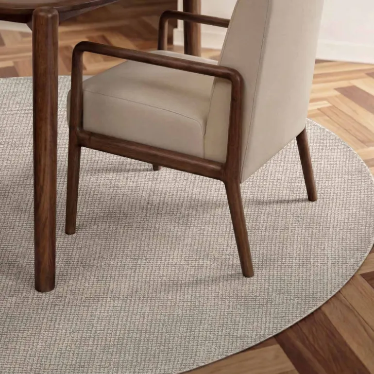 Ted Baker Vloerkleed Croom Rond - Natuurlijk Wit