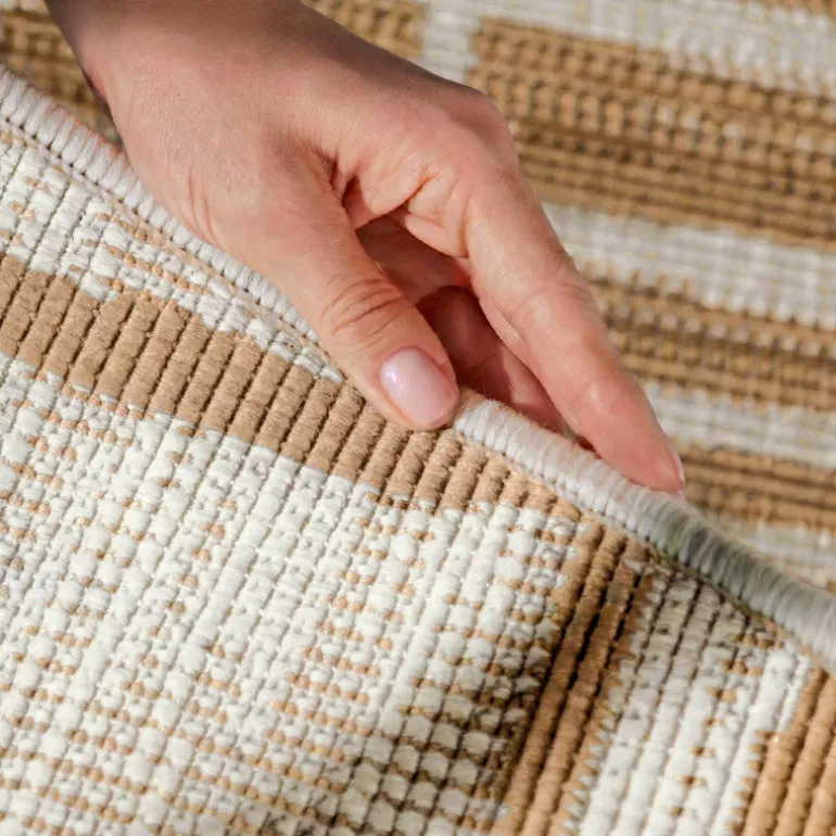 Ted Baker Vloerkleed Crouch Rond - Jute wit