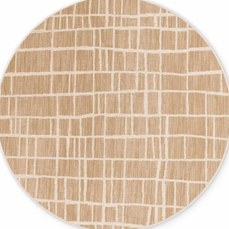 Ted Baker Vloerkleed Crouch Rond - Jute wit
