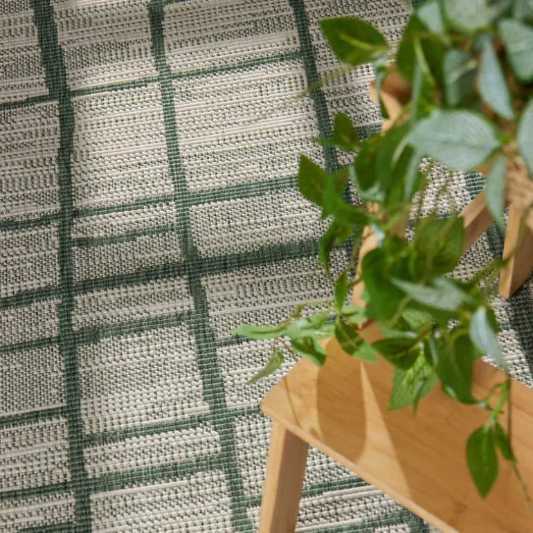 Ted Baker Vloerkleed Crouch Rond - Groen Wit